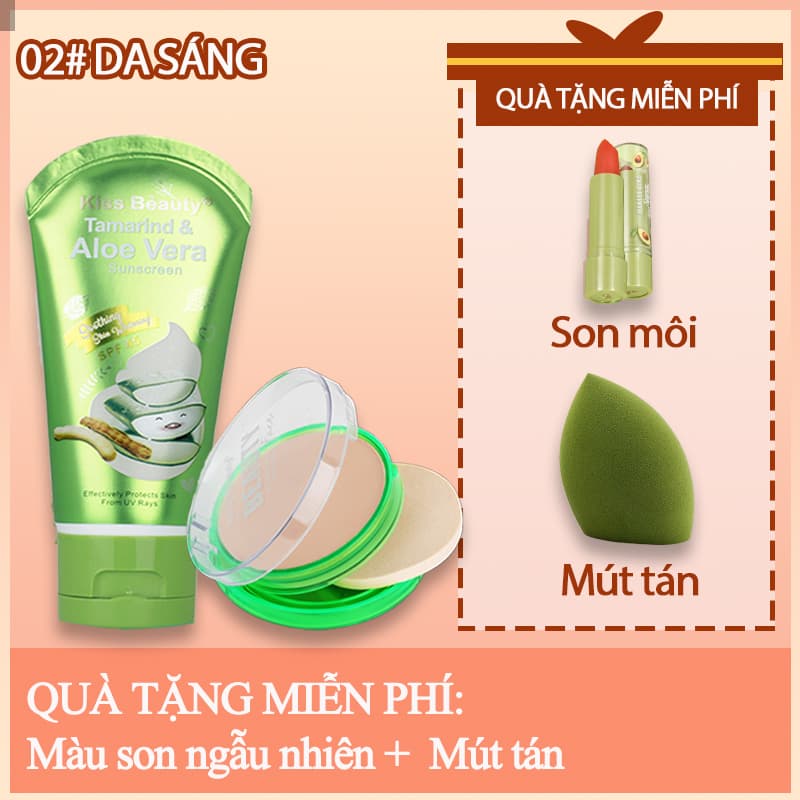 [HCM]kiss belle- Bộ mỹ phẩm 2 món- Phấn nền+Kem nền dạng lỏng【Quà tặng miễn phí: son môi (màu ngẫu nhiên) +Mút tán】