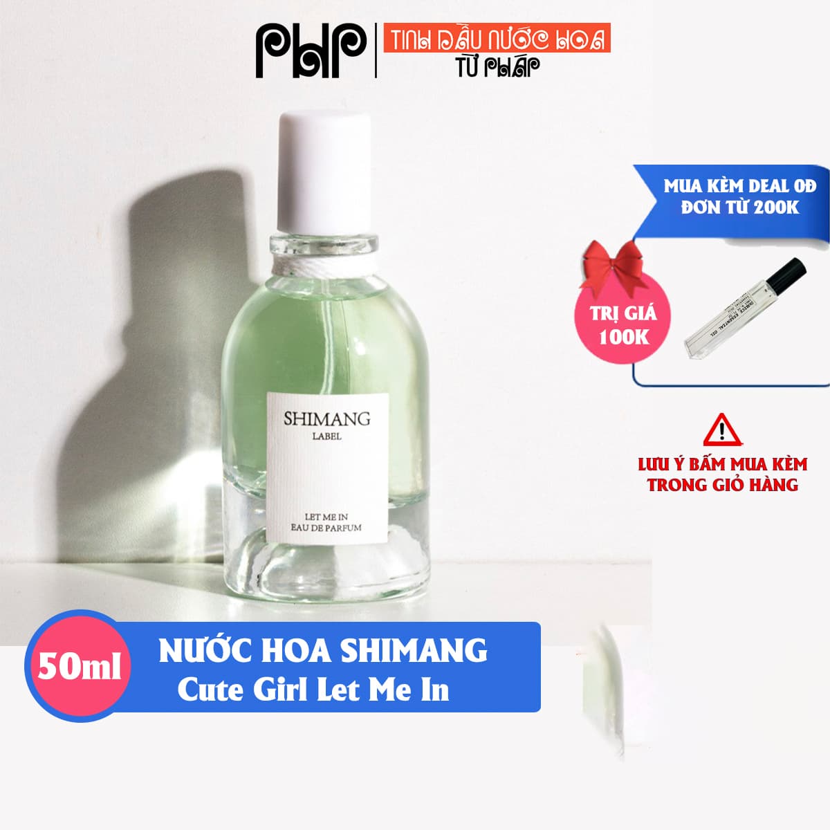 [TPHCM] Xịt thơm toàn thân Body Mist Shimang Cute Girl Let Me In Cao Cấp Chai thủy tinh nắp nhựa 50ml - nước hoa Shimang