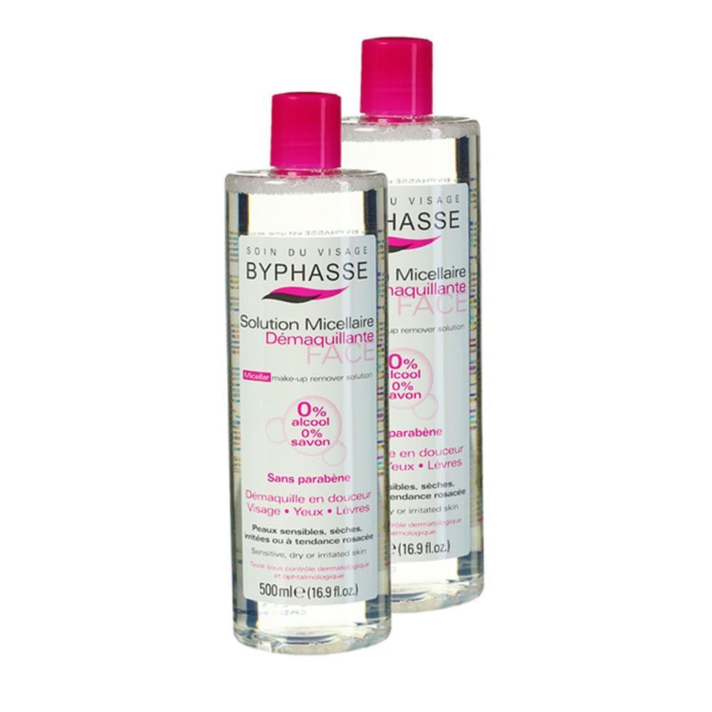 Nước tẩy trang Byphasse Micellar Make-up Remover Solution 500ml