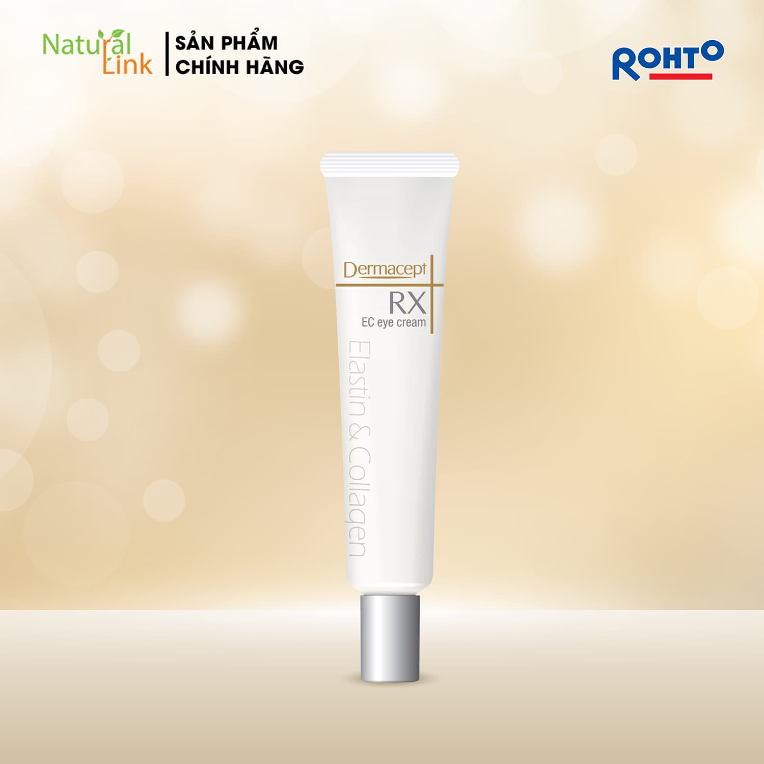 [HCM]Kem dưỡng mắt DERMACEPT RX EC EYE CREAM - Rohto Mentholatum