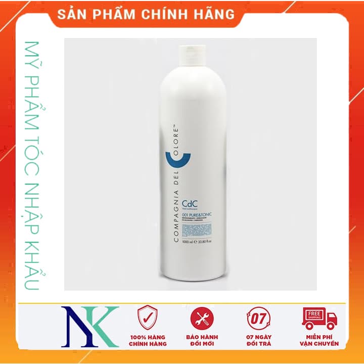 [HCM]Dầu Gội Sạch Gàu Ngăn Rụng Tóc Cdc Del Colore 001 Pure & Tonic 1000Ml