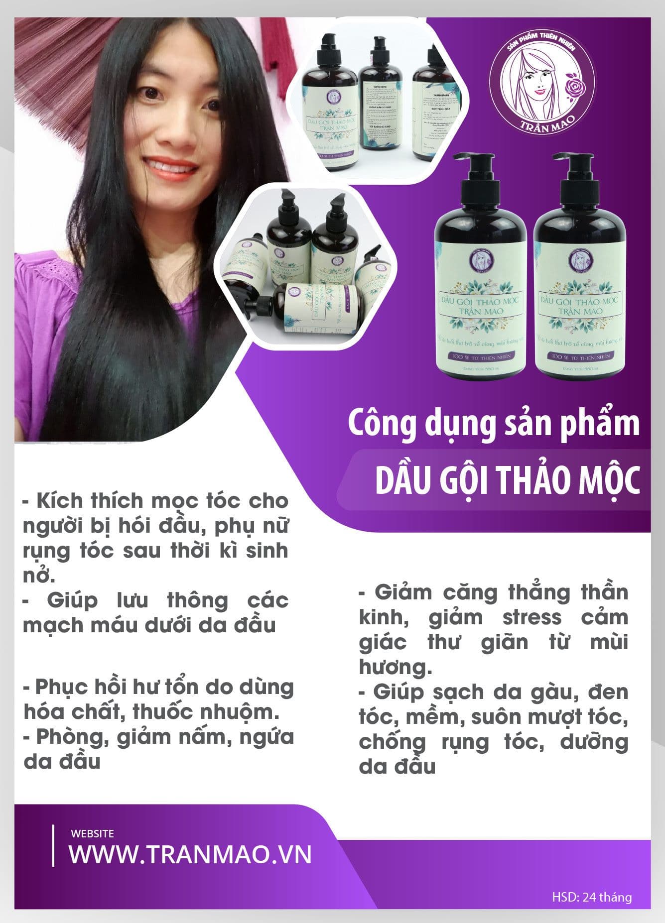 Dầu gội thảo mộc
