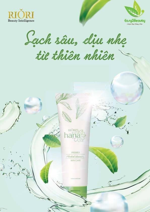 Sữa rửa mặt thảo dược Riori