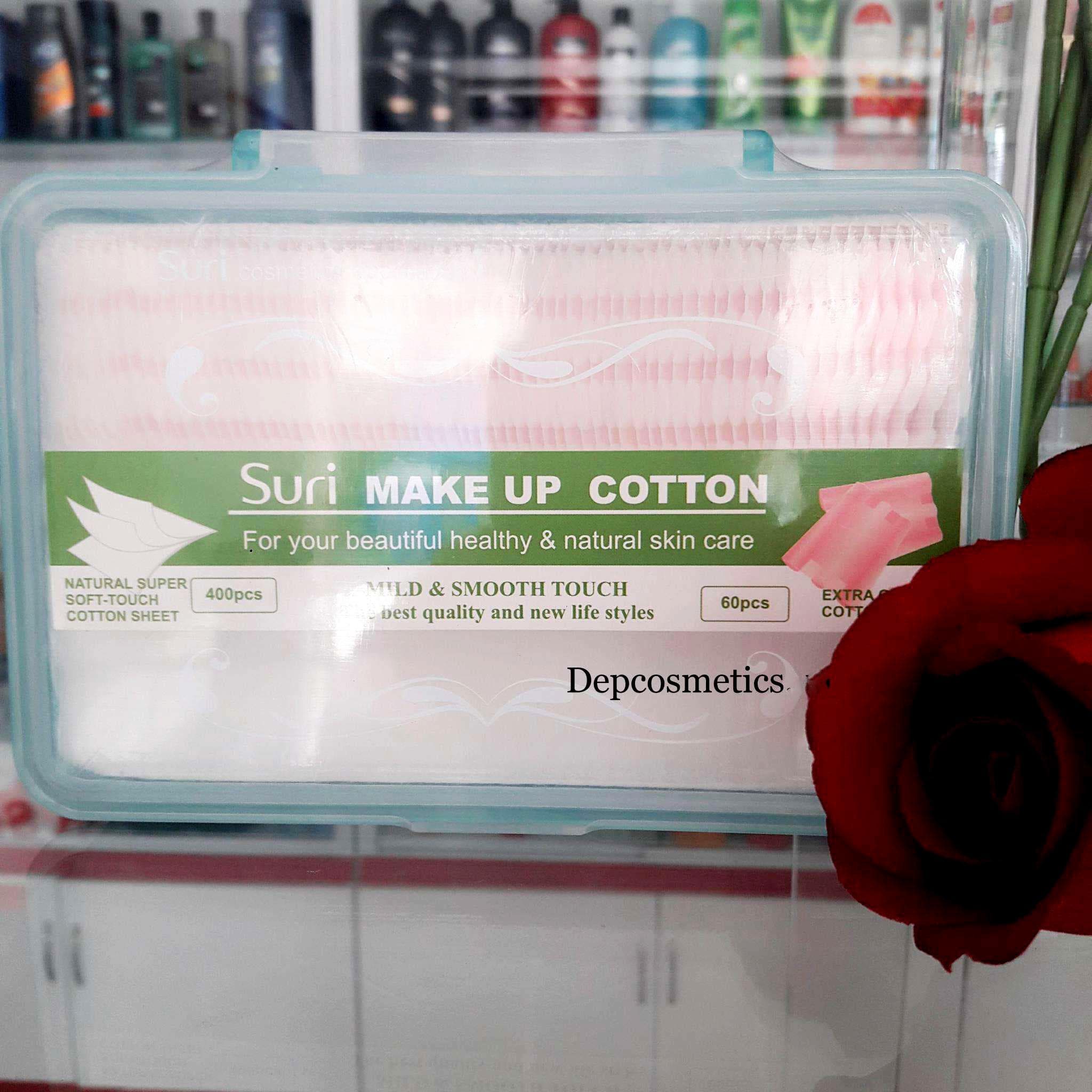 Bông tẩy trang chất mềm chuẩn Suri Make Up Cotton 460 miếng