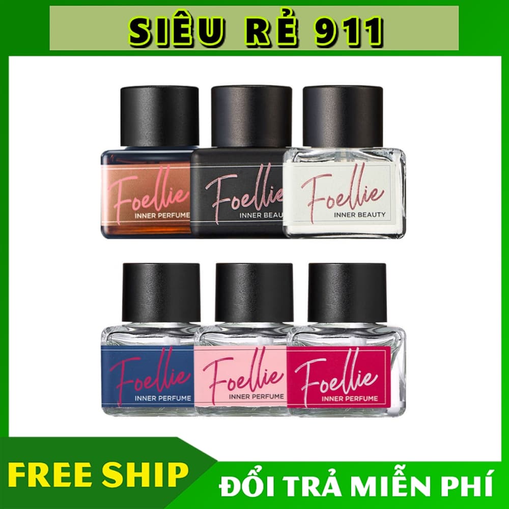 Nước Hoa Vùng Kín Foellie Cao Cấp Mùi Thơm Chuẩn Độ Lưu Hương Cực Tốt 5ml
