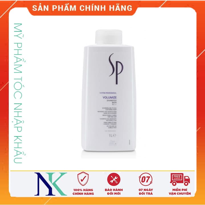 [HCM]Dầu Gội Tăng Phòng Làm Dày Tóc Sp Wella Volume 1000Ml