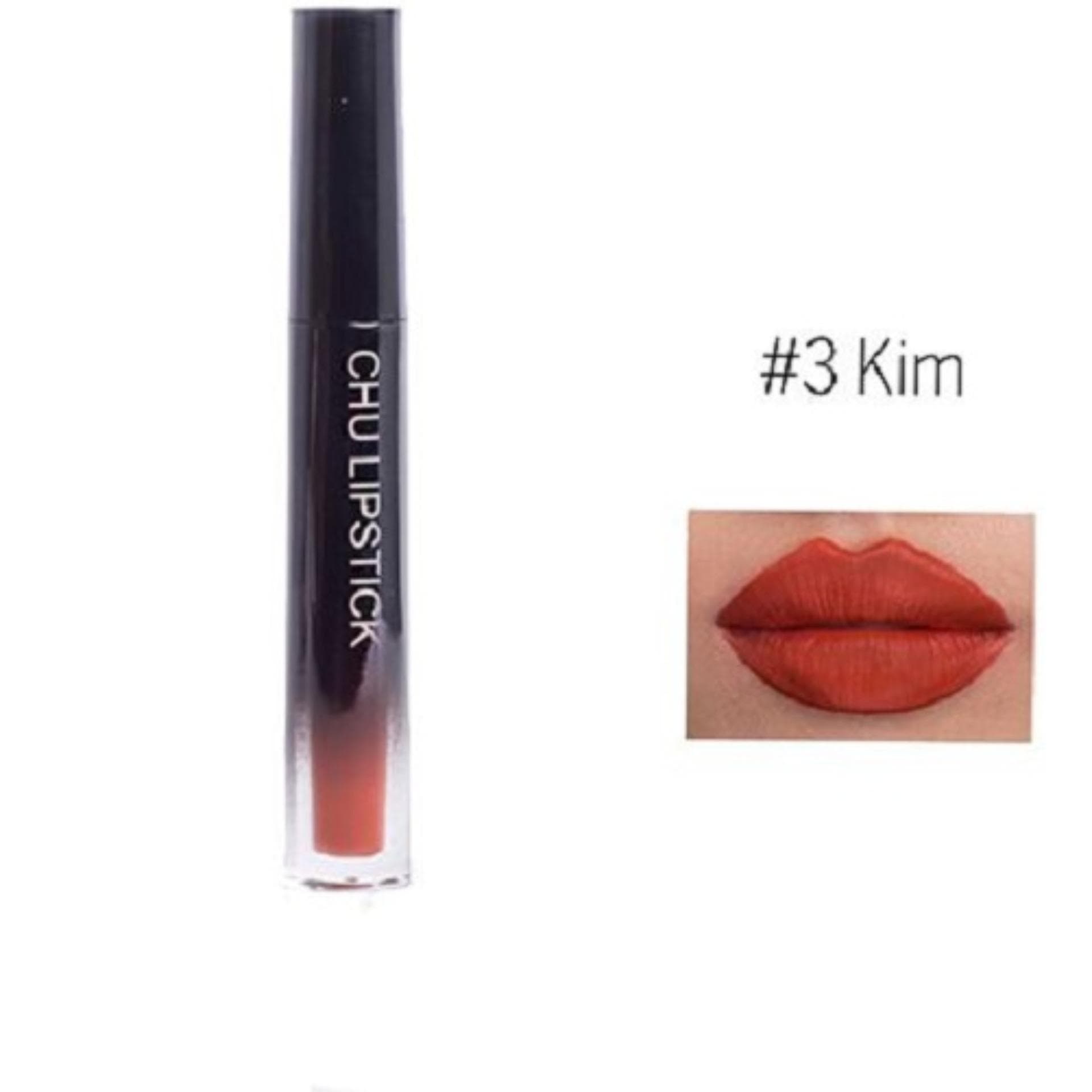 SON KEM SIÊU LÌ LETS CHU LIQUID MATTE LIPSTICK #03 KIM