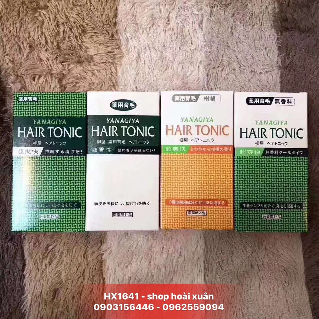 [HCM]Tinh dầu bưởi - tinh dầu bạc hà dưỡng tóc giảm rụng giúp mọc tóc Yanagiya Hair Tonic Nhật Bản 240ml - HX1641