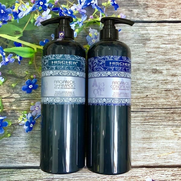 Sale Combo dầu gội xả Hische dầu Argan
