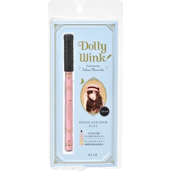 Chì kẻ mắt không trôi KOJI Dolly Wink Pencil Eyeliner III - Nhật Bản (Đen)