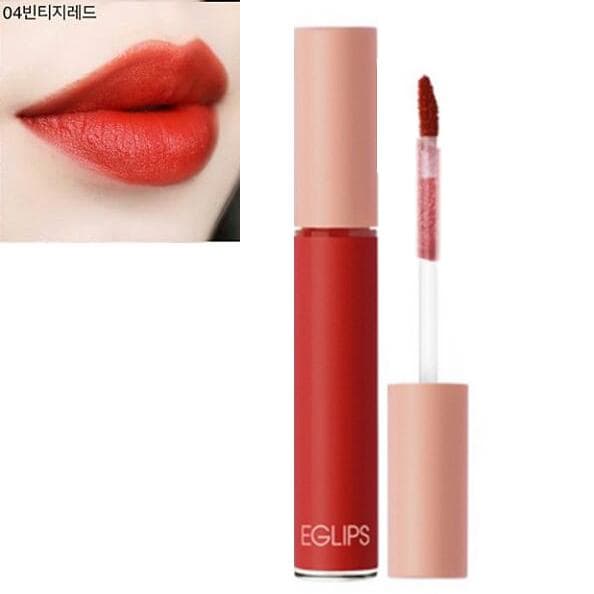 Son kem Eglips Velvet Fit Tint 4g (#04 Vintage Red - Màu đỏ thiên cam)