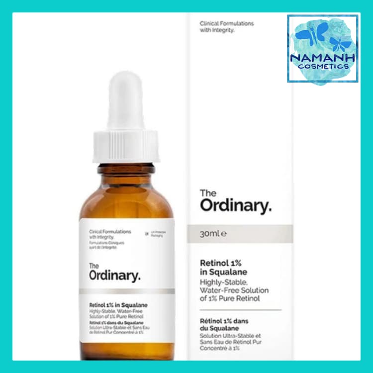 Serum The Ordinary Retinol 1% in Squalane giảm nếp nhăn đốm đen chống lão hóa