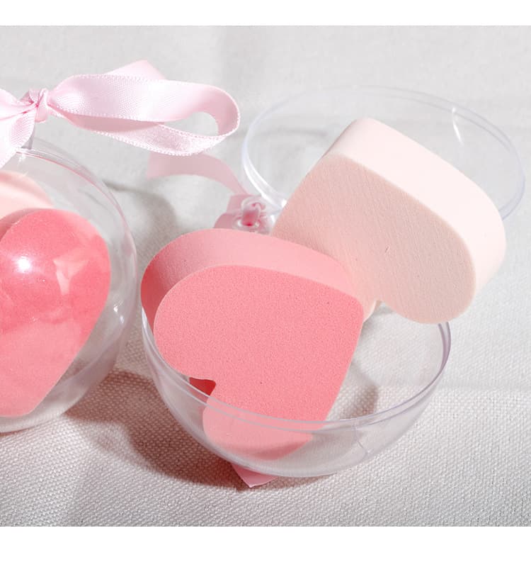 Mút Trang Điểm Hình Trái Tim 1 Hộp 3 bông Siêu Dễ Thương Mềm Mịn Dễ Sử Dụng Makeup Chuyên Dụng Màu Ngẫu Nhiên (KHUYẾN MÃI 3 NGÀY)