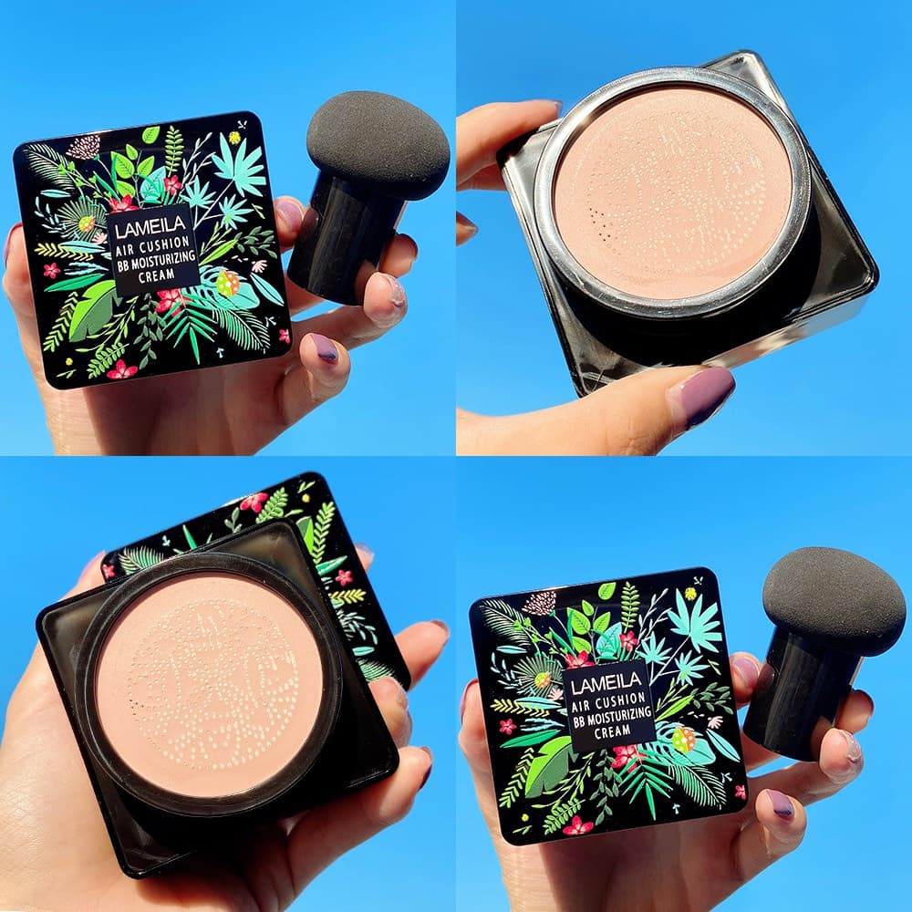 Phấn Nền Cushion Lameila Hoa Nhiệt Đới 3039 Kèm Mút Auth Nội Địa