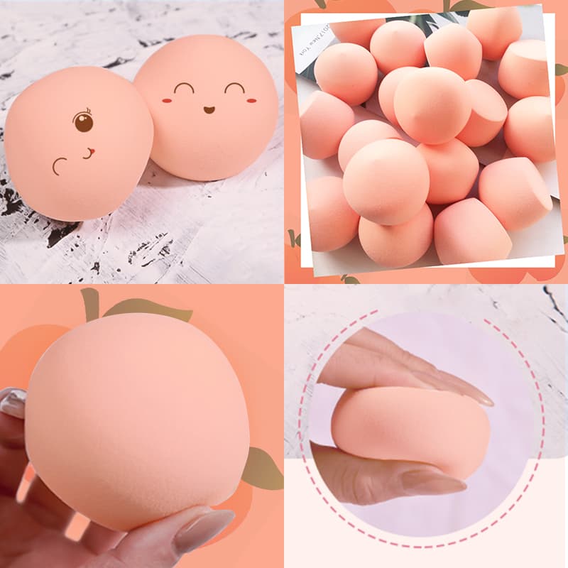 [HCM][Peachy Sis Shop] 1x Mút trang điểmBông Mút Trang Điểm Tán Kem Nền [Hình quả đào]