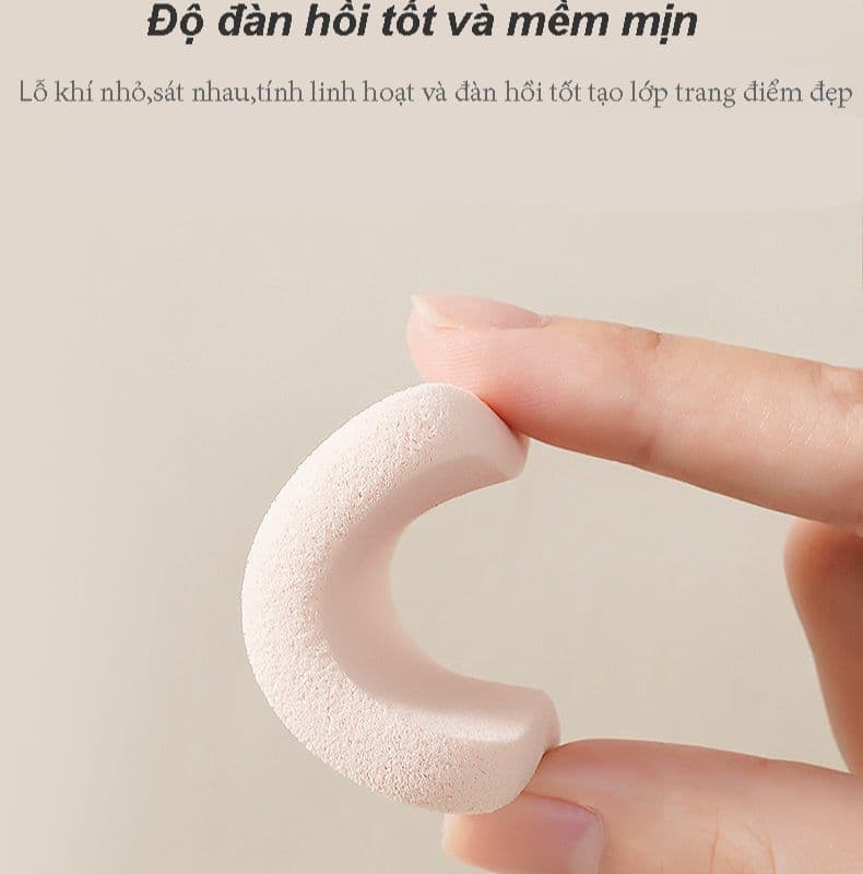 (MUA 1  TẶNG 1)(FREE SHIP TOÀN QUỐC) Mút trang điểm SET 2 BÔNG Bông tán kem Mút tán phấn Miếng mút trang điểm siêu Cute đẹp mịn đàn hồi cực tốt (tặng quà trên mỗi đơn hàng)
