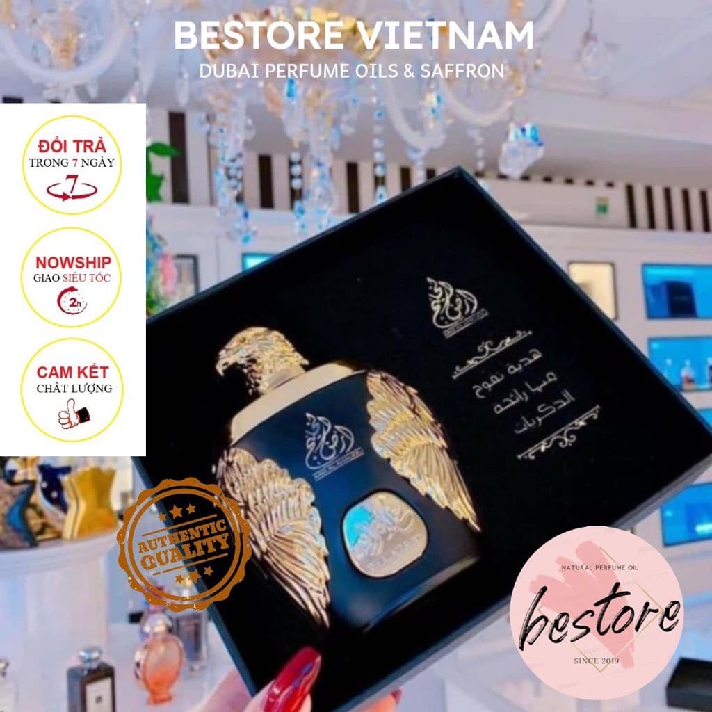 Nước Hoa Nam Ghala Zayed Gold Luxury - Đại Bàng Gold mẫu thử 10ml và chai full 100ml- Bestorevn