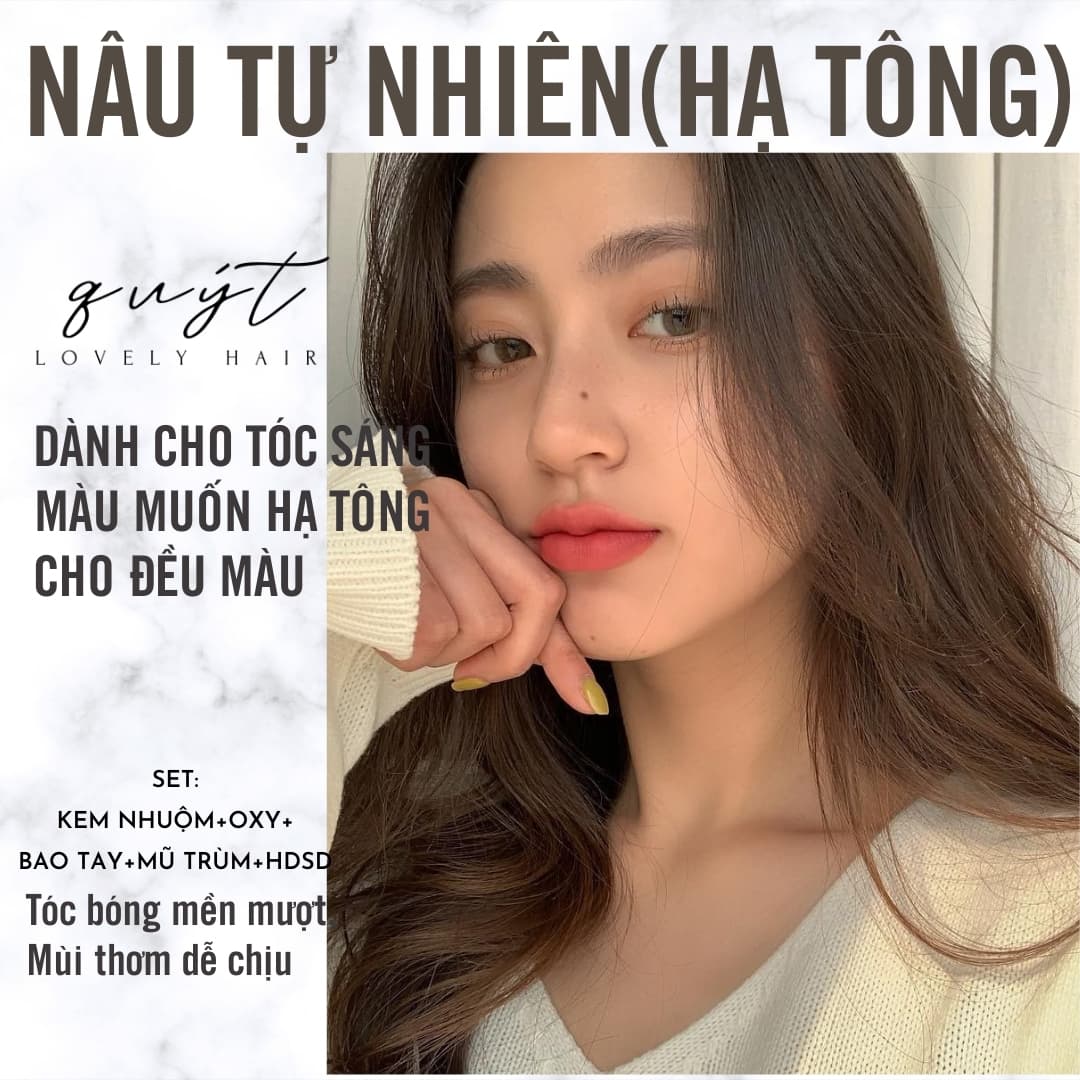 [HCM]THUỐC NHUỘM TÓC-HẠ TÔNG-NÂU TỰ NHIÊN