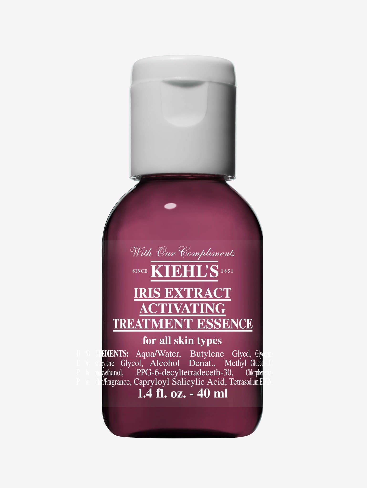 Minisize 40ml] Kiehls -  Tinh chất nước hoa hồng dưỡng đa giúp làm rạng rỡ và trẻ hóa làn da Essence Dưỡng Da Iris Extract Activating Treatment
