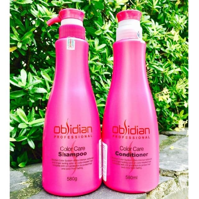 DẦU GỘI DƯỠNG MÀU TÓC NHUỘM OBSIDJAN 580ML X2