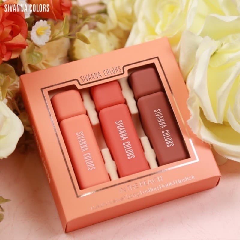 [HCM](Có tách lẽ) Set son kem lì SIVANNA HF6027