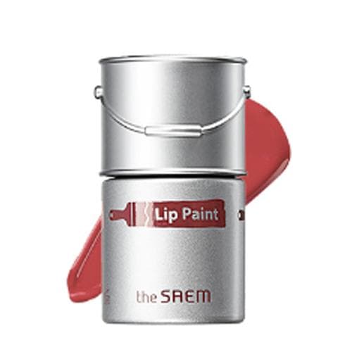 Son kem siêu lì bền màu The Saem Lip Paint Hàn Quốc 4.5ml (#05 Mauveglow)