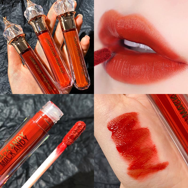 (Tặng bút kẻ viền môi cao cấp cùng hãng) Son kem lì cao cấp MACK ANDY Lip Glaze Vương Miệng siêu bên lâu trôi (khuyến mãi duy nhất hôm nay)