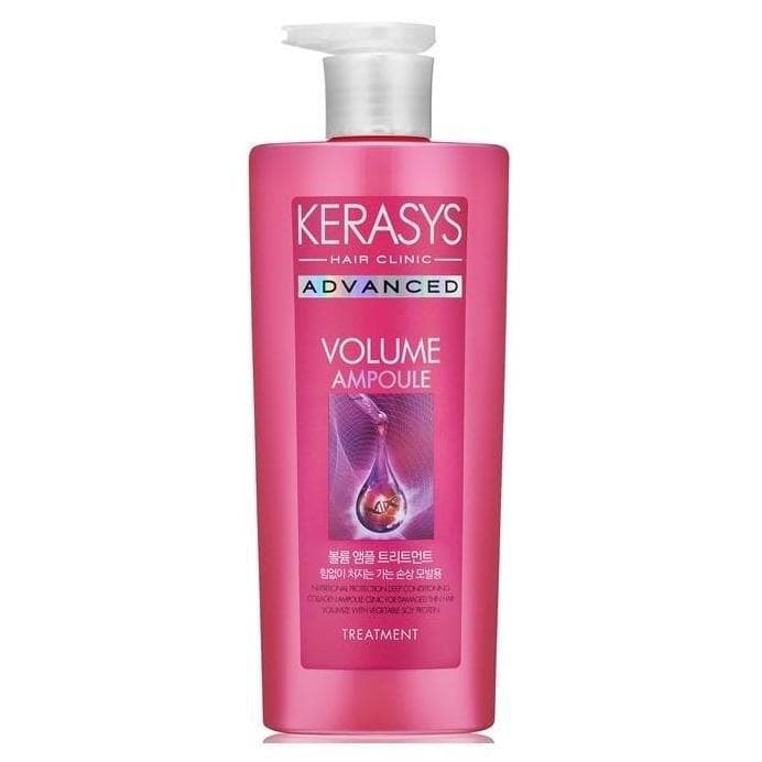 Dầu xả Kerasys Advanced Ampoule Volume phục hồi tóc chắc khỏe Hàn Quốc 600ml