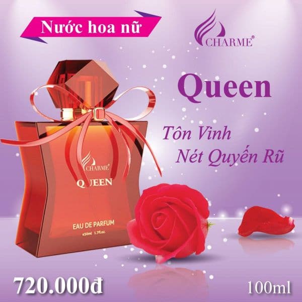 [HCM]Nước hoa nữ Chame Queen - QUYẾN RŨ VÀ GỢI CẢM (100ML)