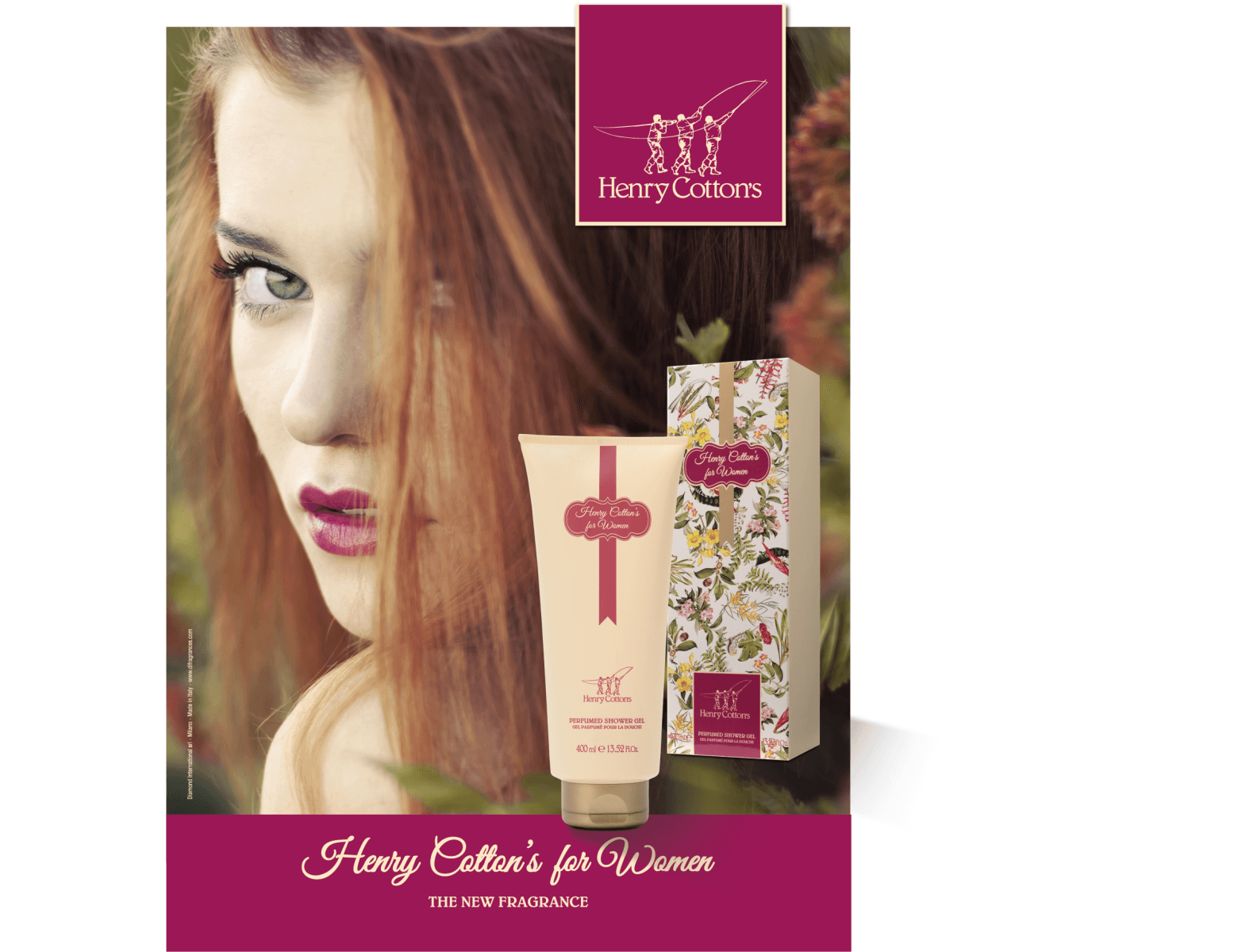 Gel tắm nữ Henry Cottons hương nước hoa