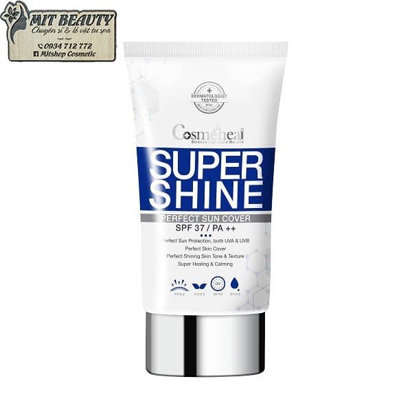 [HCM]Kem nền chống nắng Perfect Sun Cover Cosmeheal SuperShine 60ml