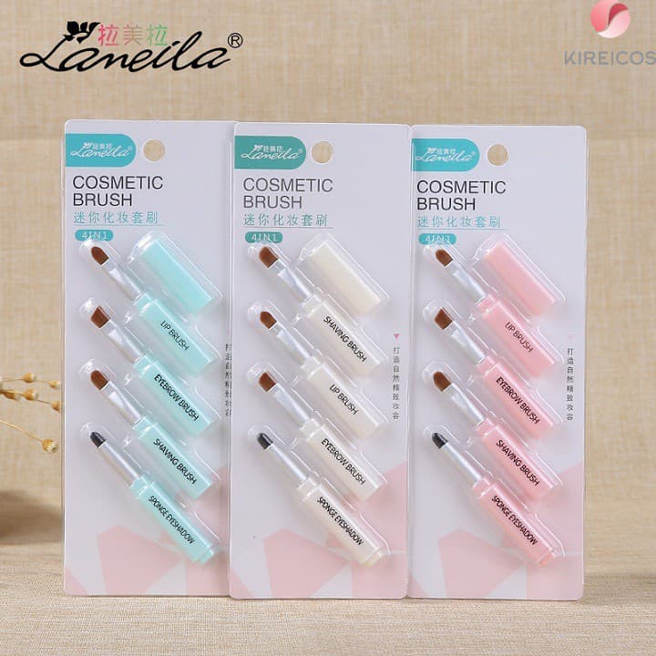 Bộ 4 Cọ Trang Điểm Tiện Lợi Lameila L0952