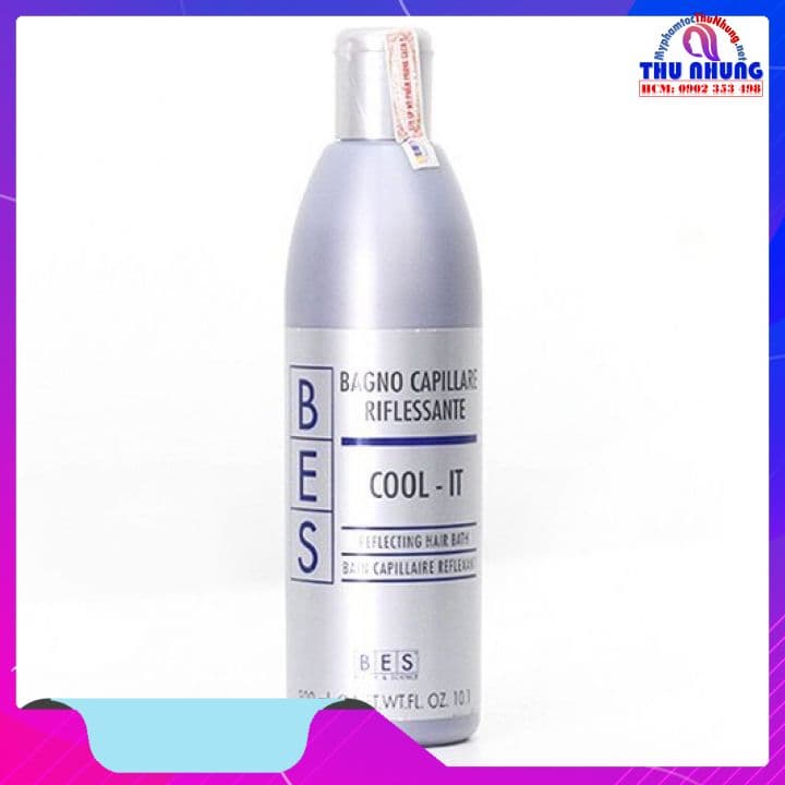 [HCM]Dầu gội khử vàng Bes Cool It cho tóc xám trắng bạch kim 300ml (ITALY)