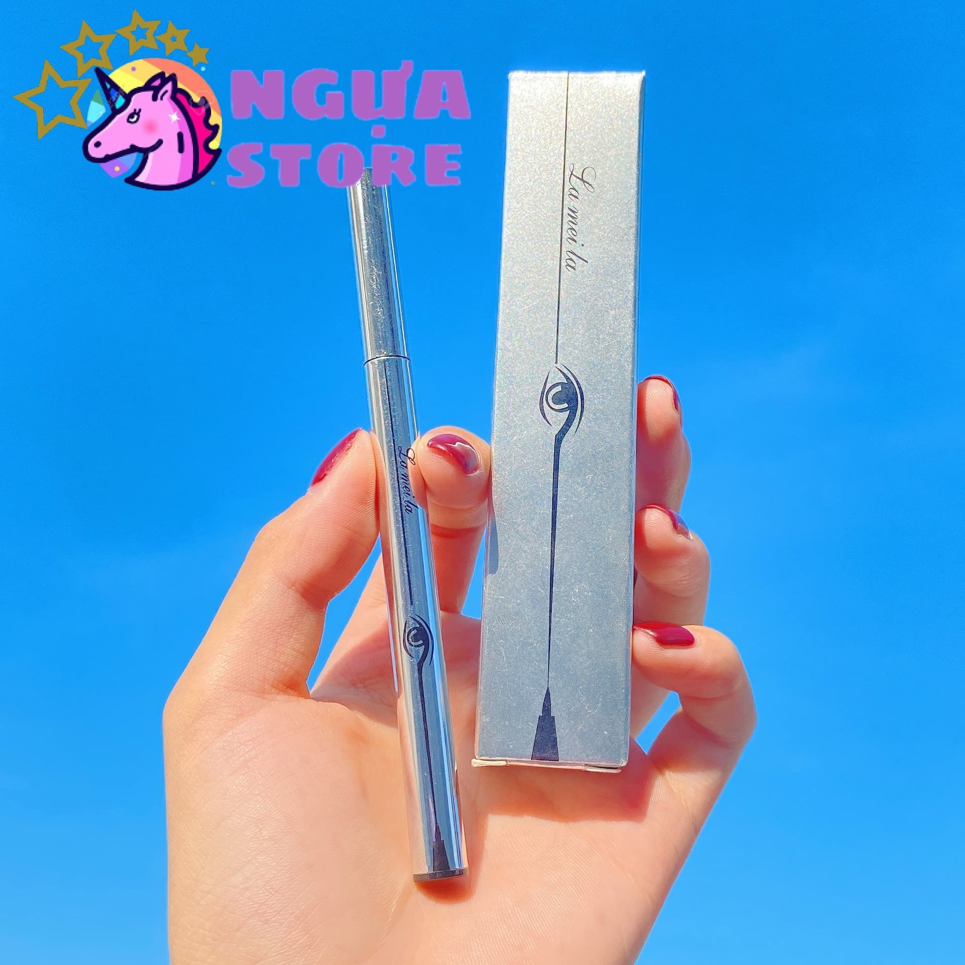 Kẻ Mắt VÀNG KIM LAMEILA eyeliner chống nước lâu trôi thanh mãnh dễ dùng nội địa chính hãng sỉ rẻ
