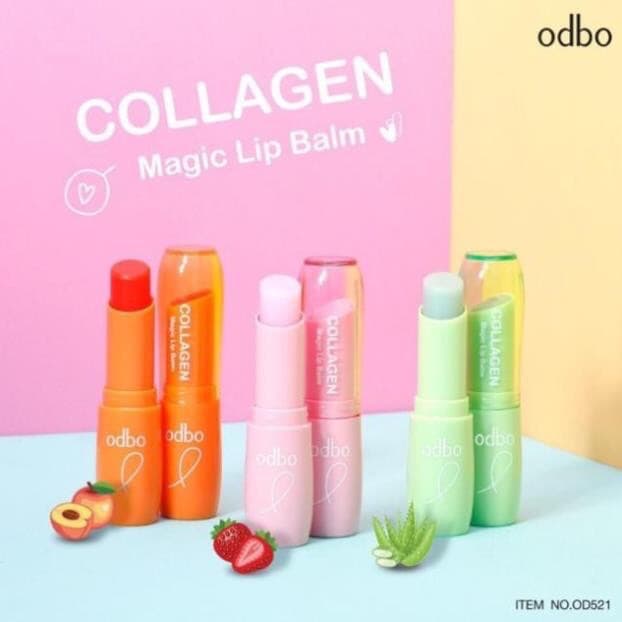 [HCM]Son dưỡng môi ODBO Collagen chính hãng Thái Lan- nữ hoàng của dưỡng môi