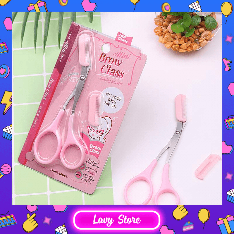 [HCM]Kéo cắt tỉa chân mày Etude House -phụ kiện trang điểm mắt giá rẻ- Lavy Store