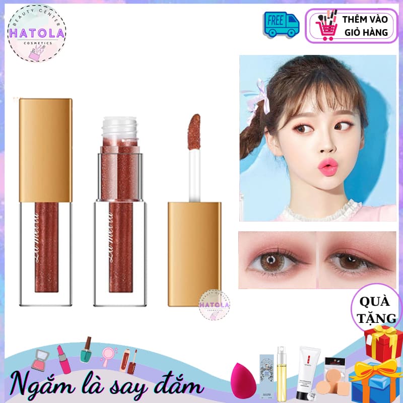 Nhũ mắt màu ánh kim tuyến tuyệt đẹp Lameila Liquid Eye Shadow Phấn nhũ viền mắt tạo hiệu ứng trang điểm hàng nội địa Trung PN-MAT