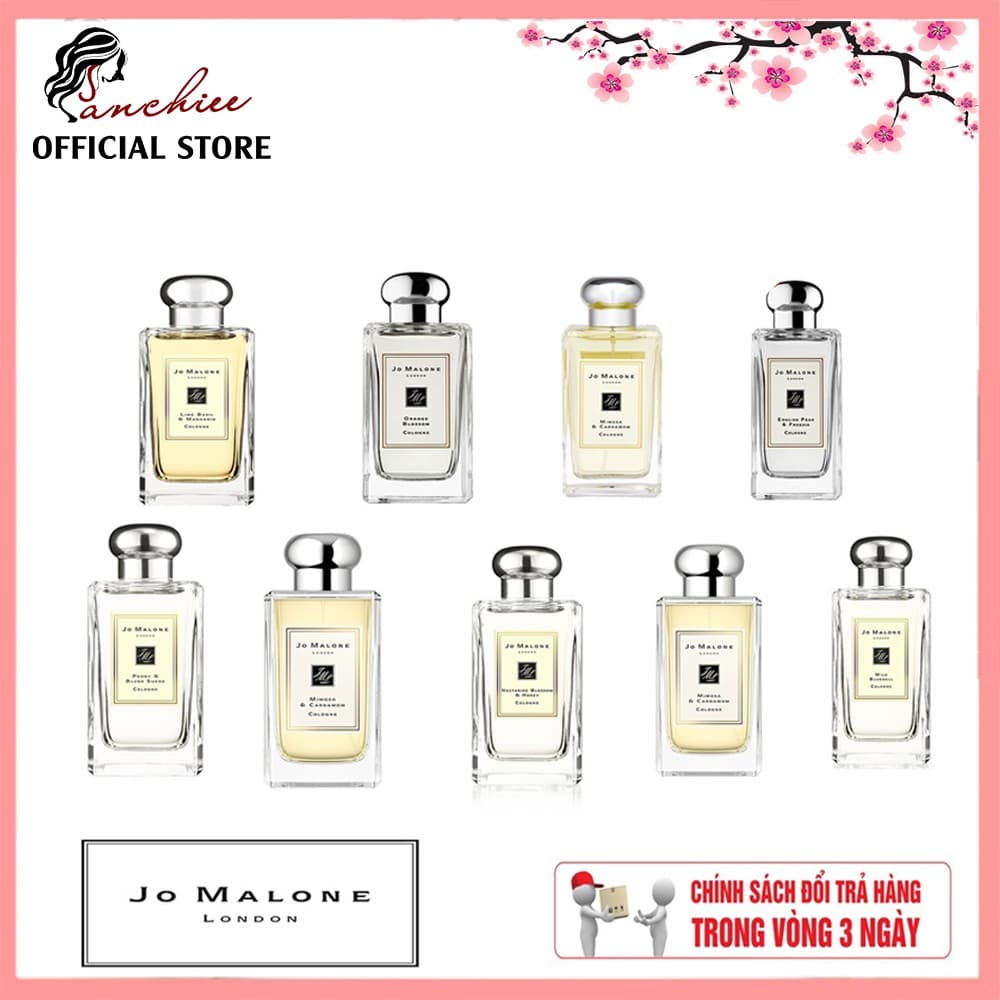 Nước hoa  Jo Malone. Cuốn hút sang trọng. độ lan toả hương xa lưu hương lâu.