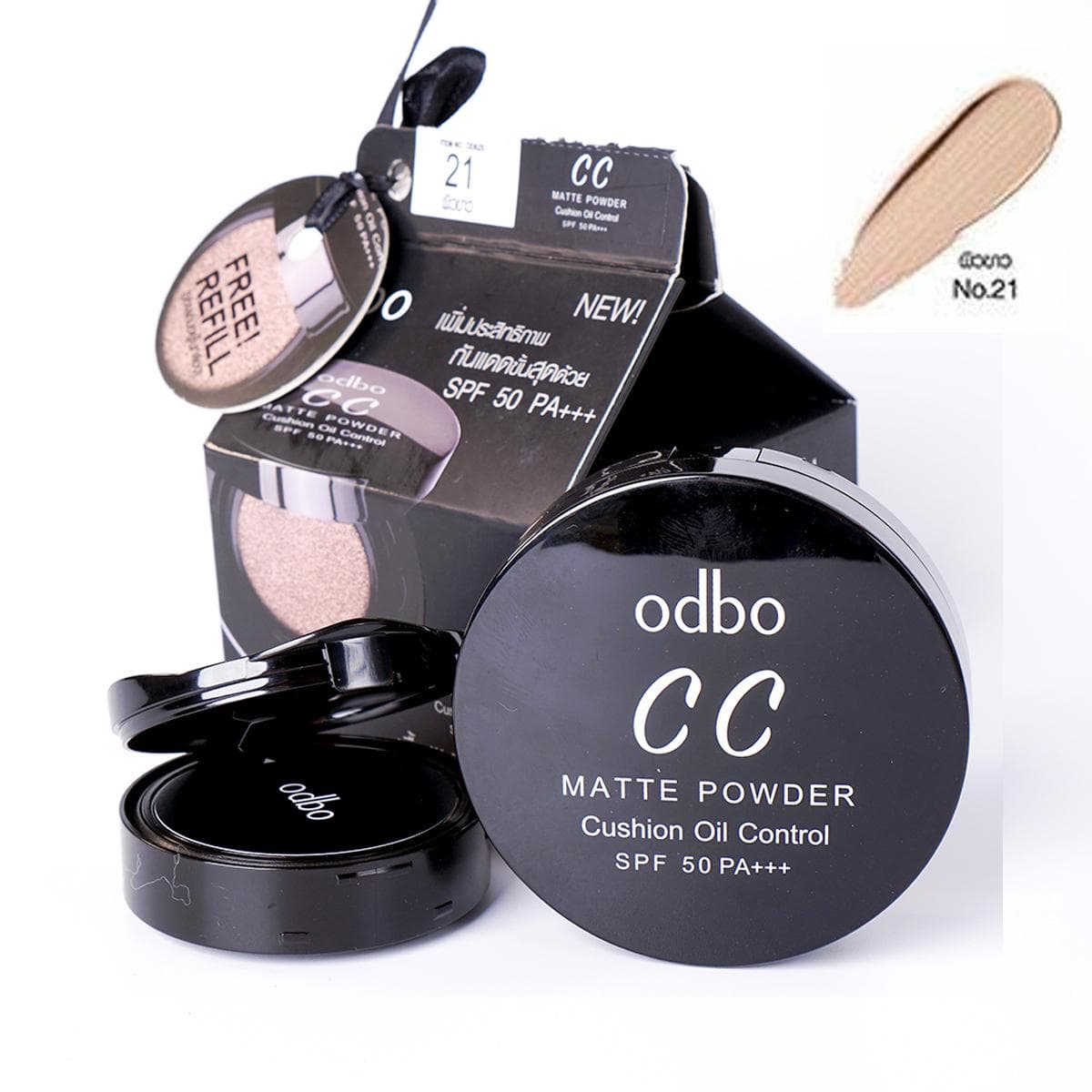 Phấn nước mỏng mịn CC Odbo Cushion Thái Lan 14g (Kèm lõi)