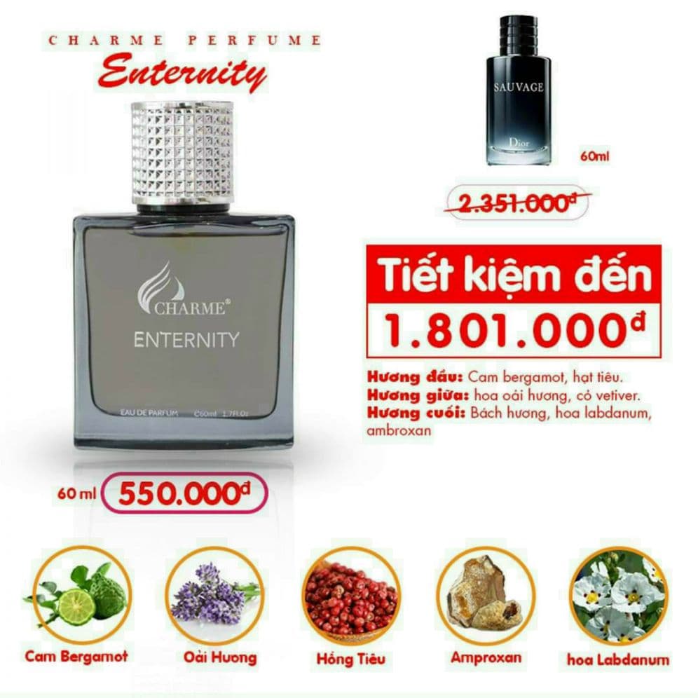 nước hoa nam Enternity