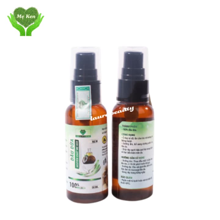 DẦU DỪA NGUYÊN CHẤT MEKEN DƯỠNG DA DƯỠNG TÓC TẨY TRANG 50ML