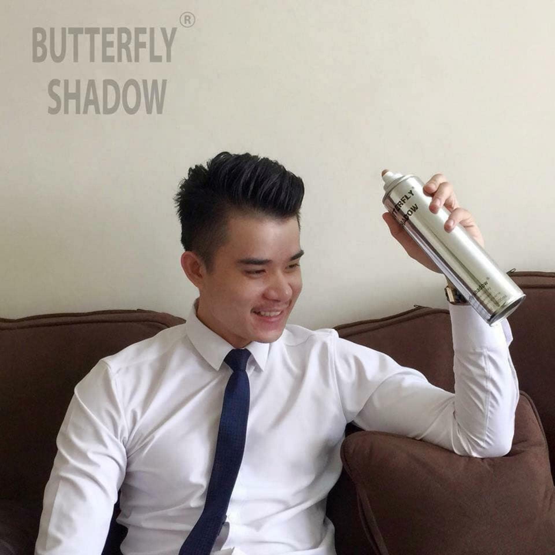 Gôm xịt tóc nam Butterfly Shadow 320ml