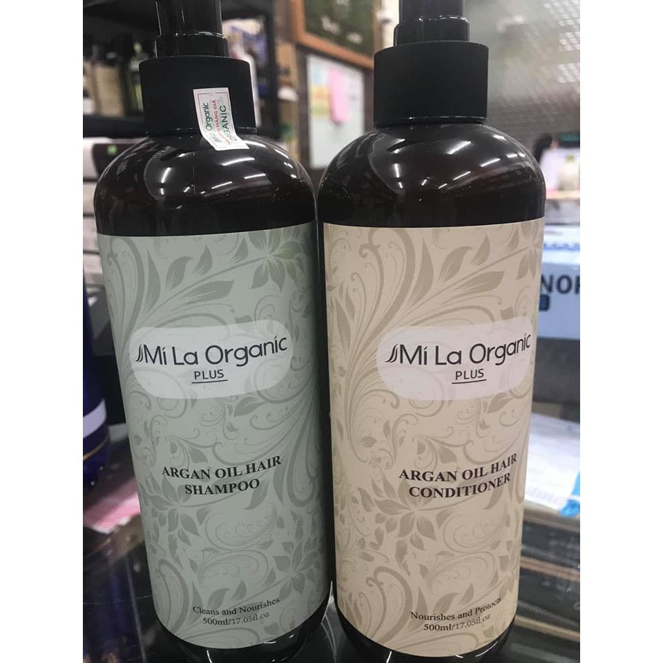 Cặp dầu gội xả cao cấp Mi La Organic