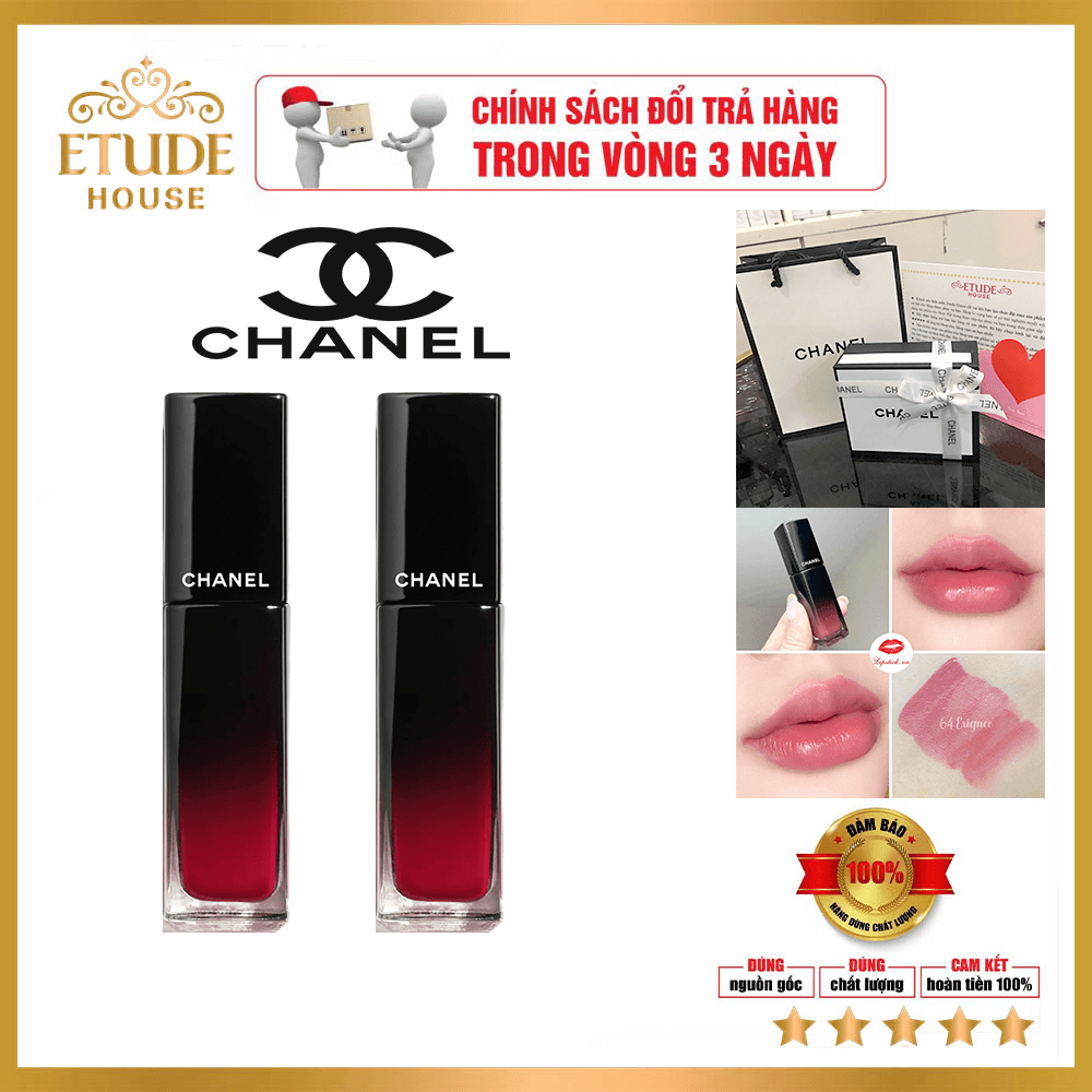 Son kem cao cấp  Chanel Rouge allure laque 2021 HIỆU ỨNG SATIN CĂNG MỊN VÀ BỀN MÀU MỚI.