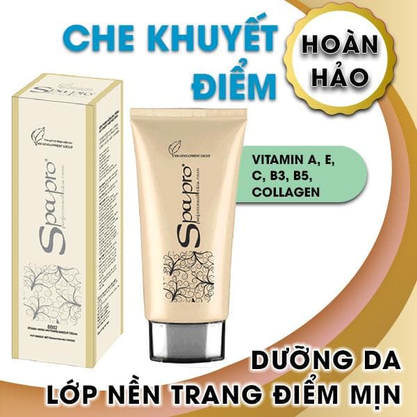 [HCM]Kem trang điểm làm trắng da BB02 40gr - Spapro