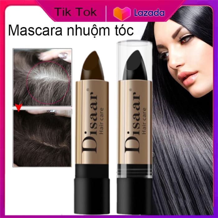 Thuốc nhuộm tóc tạm thời dùng một lần mascara nhuộm nâu trong phút chốc mascara nhuộm tóc trắng tạm thời thuốc nhuộm tóc bán sỉ không cần gội lại.