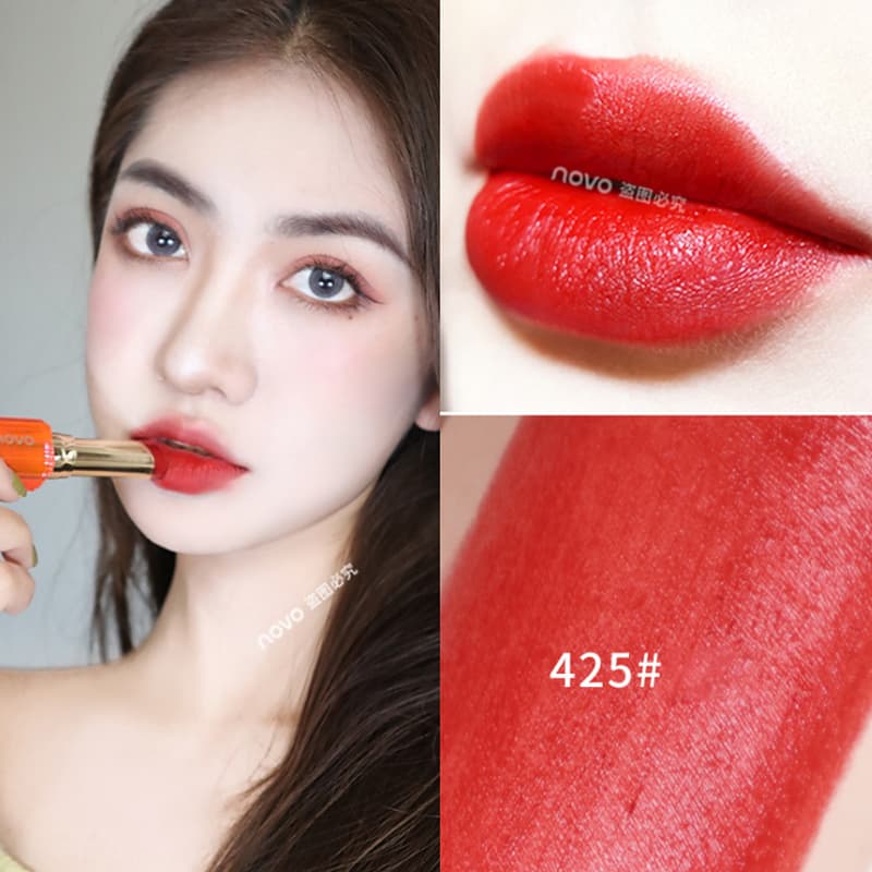 Son Thỏi NOVO Candy Fluorescent Velvet Lipstick Thiết Kế Siêu Xinh P597