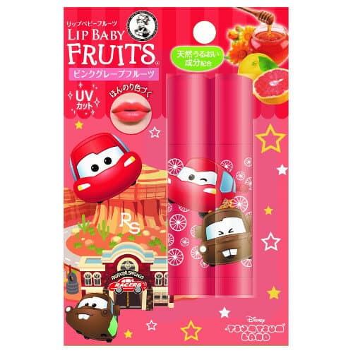 Bộ 02 Son dưỡng môi có màu Rohto Lip Baby Fruits - Made in Japan (Hương trái  cây)