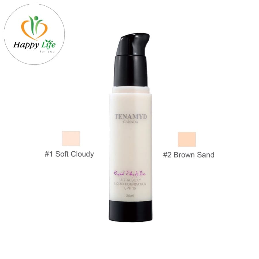 Kem nền siêu mịn Tenamyd SPF15 - Ultra Silky Liquid Foundation SPF15