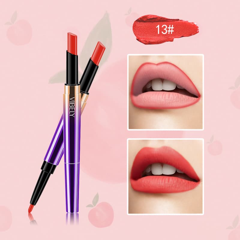 [HCM][Peachy Sis Shop] VIBELY Chuyên Nghiệp Đa-Chức Năng But Chì Viền Môi Bền Lâu Không Thấm Nước Lip Mỹ Phẩm Trang Điểm Đầy Màu Sắc Môi Lót